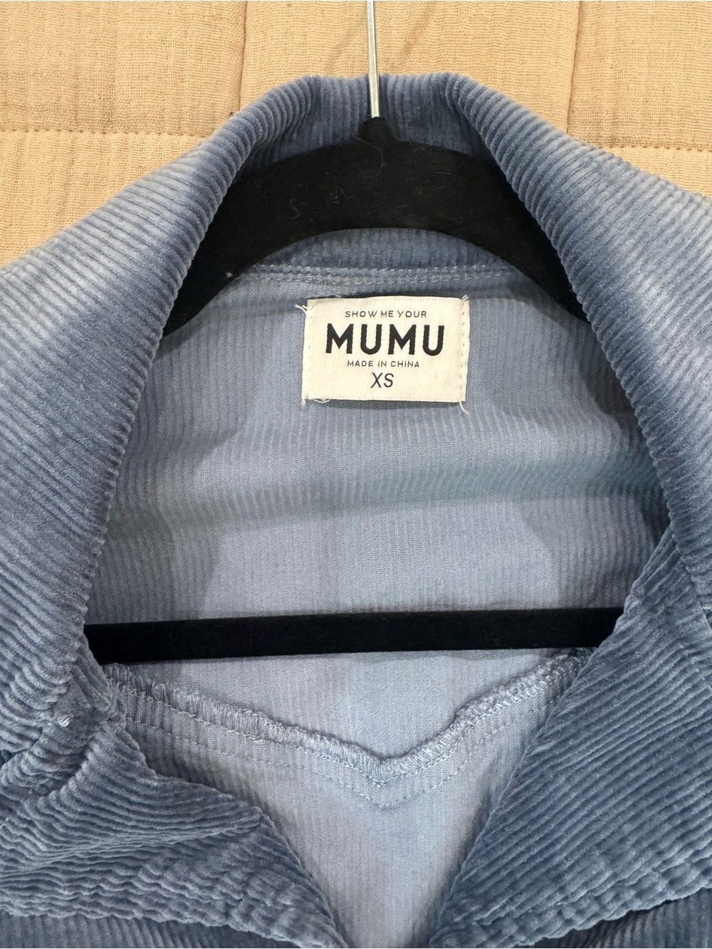 Show Me Your Mumu Navy Corduroy Belted Jumpsuit - Picture 7 of 7